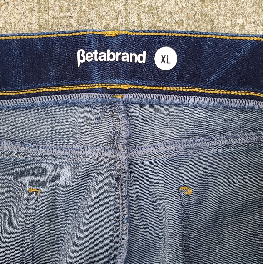 4-Pocket Betabrand Yoga Denim - Dark Vintage Wash - Picture 7 of 8